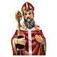 Statue of St Augustin, painted resin, 20 cm s2