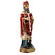 Statue of St Augustin, painted resin, 20 cm s4