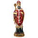 Statue Saint Augustin 30 cm résine colorée s1
