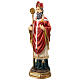 Statue Saint Augustin 30 cm résine colorée s3