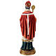 Statue Saint Augustin 30 cm résine colorée s5