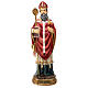 Statue St Augustine 30 cm colored resin s1