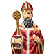 Statue St Augustine 30 cm colored resin s2