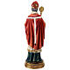 Statue St Augustine 30 cm colored resin s5