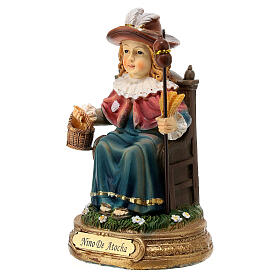 Statua Santo Nino de Atocha 10 cm Resina colorata