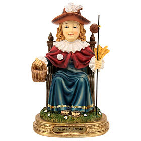 Painted resin statue of the Holy Infant of Atocha 20 cm