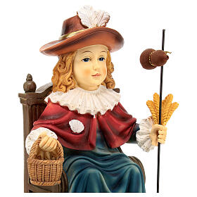 Statua Santo Nino de Atocha 20 cm resina colorata