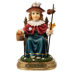 Statua Santo Nino de Atocha 15 cm resina colorata