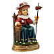 Holy Child Atocha statue 15 cm colored resin s4