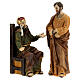 Jesus' condemnation, Jesus Barabbas Caiaphas, Passion of Christ, hand-painted resin, 5 in s10