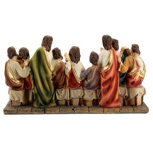 Last Supper, Easter creche, hand-painted resin, 3 in 8