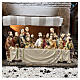 Last Supper, Easter creche, hand-painted resin, 3 in s2