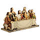 Last Supper, Easter creche, hand-painted resin, 3 in s6
