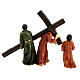 Aufstieg zum Kalvarienberg, Jesus, ein Samariter und Veronika, für 15 cm Krippe s14