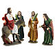 Entry into Jerusalem, set of 4, Easter creche, hand-painted resin, 6 in s1