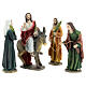 Entry into Jerusalem, set of 4, Easter creche, hand-painted resin, 6 in s5