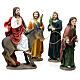Entry into Jerusalem, set of 4, Easter creche, hand-painted resin, 6 in s7