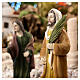 Entry into Jerusalem, set of 4, Easter creche, hand-painted resin, 6 in s10