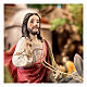 Entry of Christ to Jerusalem scene 4 pcs hand painted resin 15 cm s8