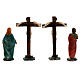 Kreuzigung Jesu, 5 Figuren, Resin, handbemalt, für 20 cm Krippe s18