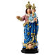 Figura Najświętsza Maryja Panna Różańcowa żywica 12 cm s1