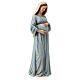 Statue Vierge enceinte résine 20 cm s5