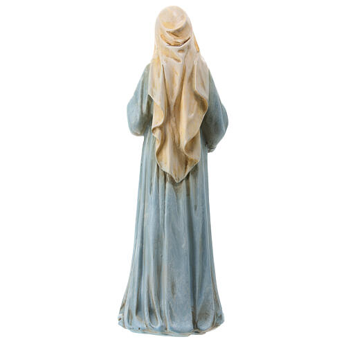 Pregnant Mother Mary statue in resin 20 cm 7