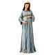 Pregnant Mother Mary statue in resin 20 cm s1