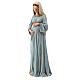 Pregnant Mother Mary statue in resin 20 cm s3