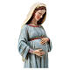 Pregnant Mother Mary statue in resin 20 cm s4