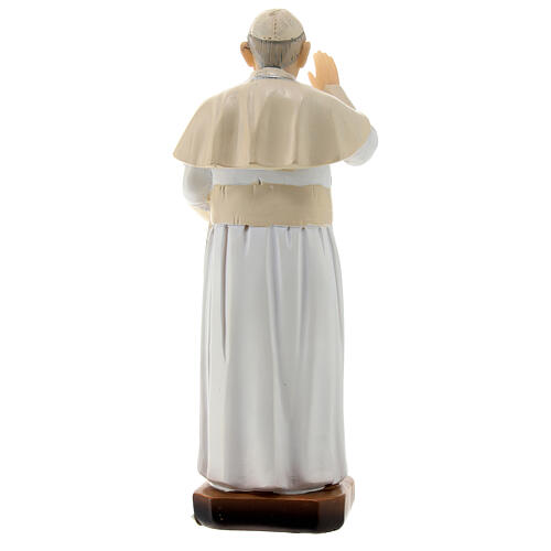 Papst Franziskus, Resin, koloriert, 15 cm 5