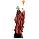 Statue Saint Augustin résine peinte 20 cm s5