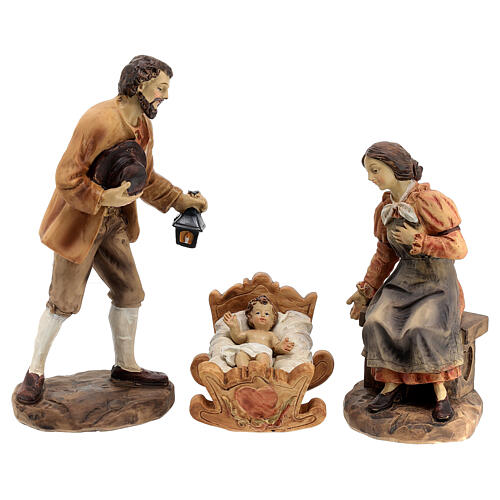 Modern Holy Family, resin, 8 in, set of 4 1