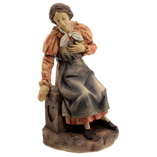 Modern Holy Family, resin, 8 in, set of 4 3