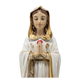 Statue of Our Lady of the Mystic Rose, resin, 12 in