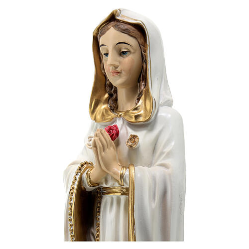 Statue of Our Lady of the Mystic Rose, resin, 12 in 3