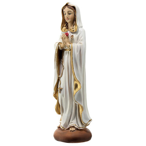 Statue of Our Lady of the Mystic Rose, resin, 12 in 4