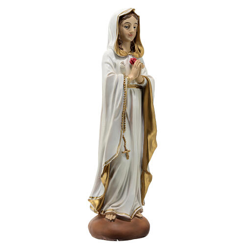 Statue of Our Lady of the Mystic Rose, resin, 12 in 6
