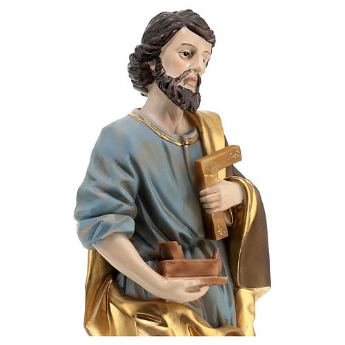 Statue of Saint Joseph with tools 14 in 6