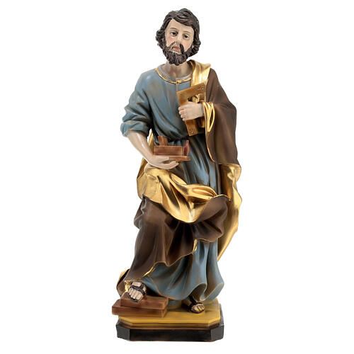 Statua San Giuseppe con attrezzi 35 cm 1