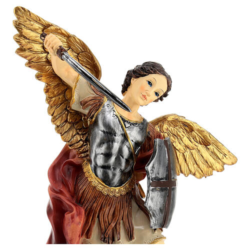 Statua San Michele in resina 30 cm 2
