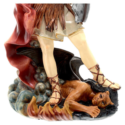 Statua San Michele in resina 30 cm 3