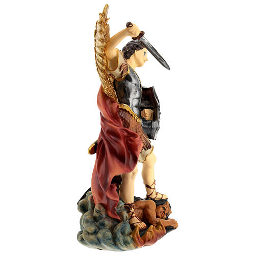 Statua San Michele in resina 30 cm 6