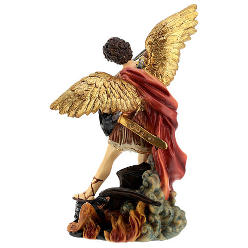 Statua San Michele in resina 30 cm 7