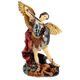 St Michael the Archangel statue in resin 30 cm
