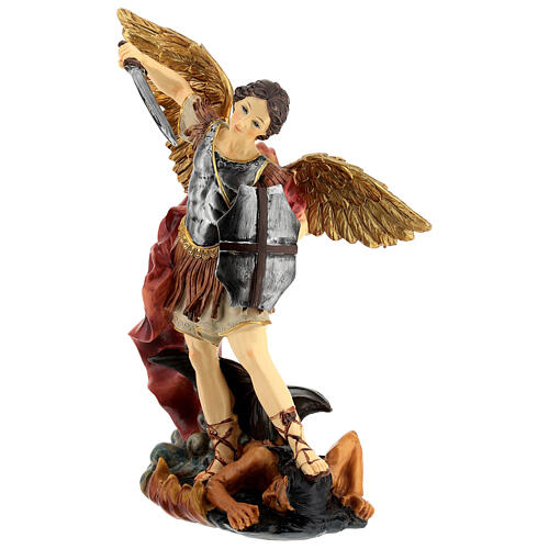 St Michael the Archangel statue in resin 30 cm 4