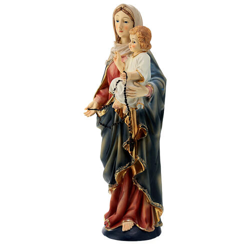 Madonna mit Jesuskind, Resin, koloriert, 40 cm 3