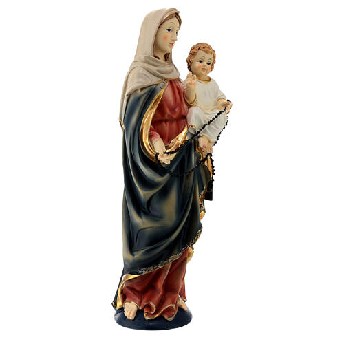 Statue of the Virgin with Child, resin, 15 in 5