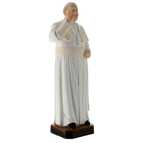 Papst Franziskus, Resin, koloriert, 40 cm 5