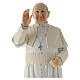 Estatua Papa Francisco pintada 40 cm resina s2